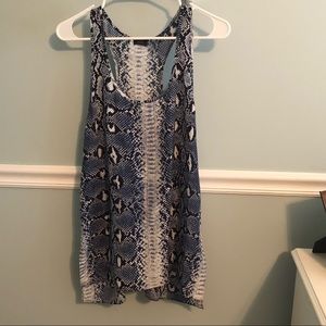 Joseph snakeskin print tank
